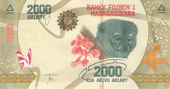 2000 Ariary 2017